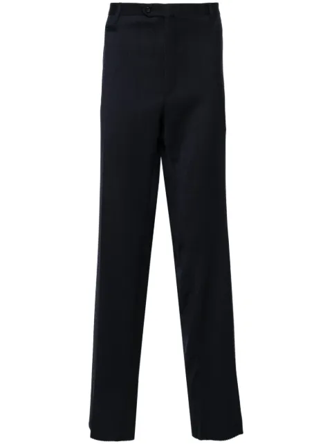 Corneliani mid-rise tailored trousers Blue 8452039818240