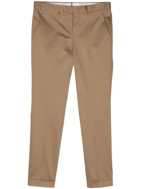PT Torino mid-rise tapered trousers Neutrals COASMAZ00CL1NU68