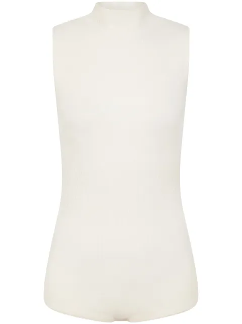 Cashmere In Love Kris knitted cashmere bodysuit Neutrals KRISBODYSUIT