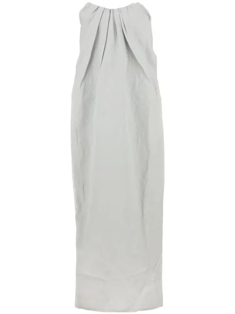 Co strapless pleat-detail shift maxi dress Blue 4167BCLSPS24452