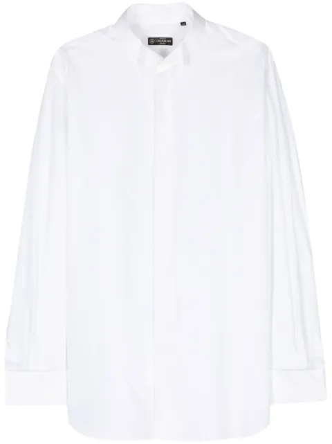 Corneliani diplomatic-collar cotton shirt White P191281108101