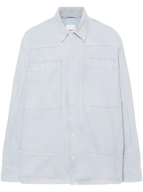 OAMC Klee cotton shirt Blue 24E28OAU13COT00900