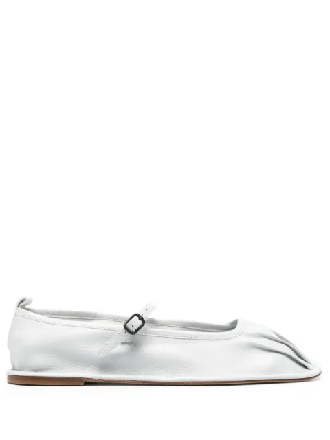 Hereu Dansa leather ballerina shoes Grey DANSWFS250062