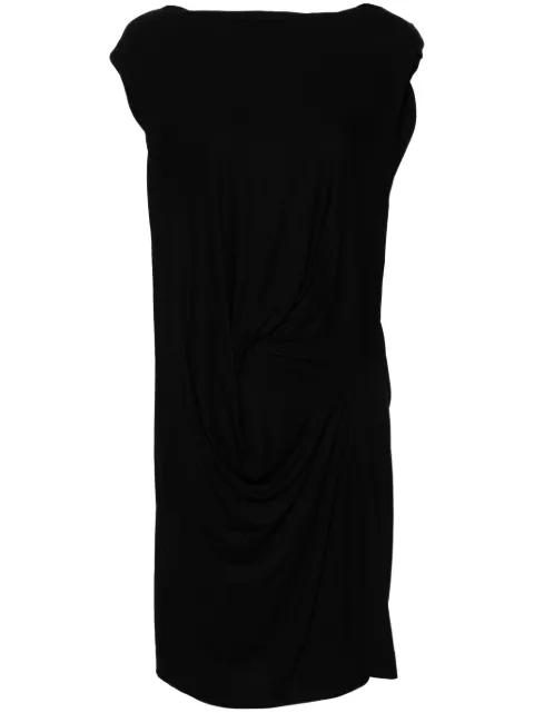 Vivienne Westwood Pre-Owned 2015s draped asymmetric dress Black VIWE750KD
