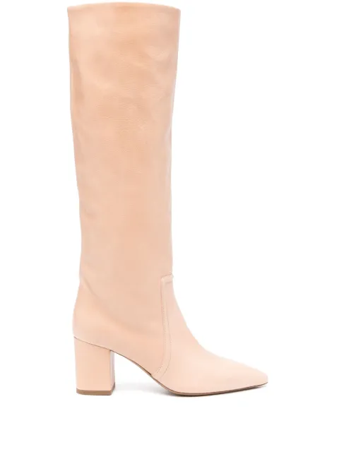 Paris Texas Anja 70mm leather boots Neutrals PX1197XLTH3