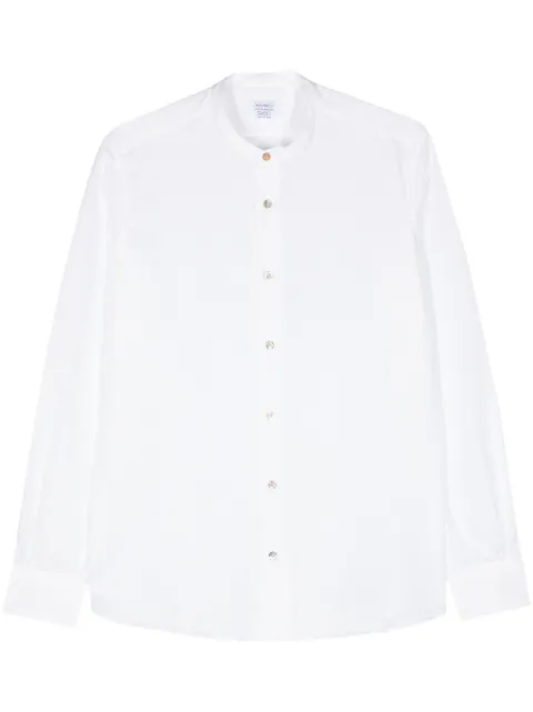Mazzarelli textured-finish cotton shirt White B159W1