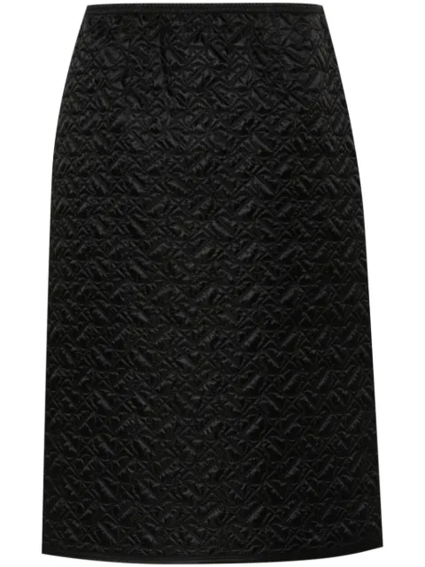 Moncler quilted pencil skirt Black J10932D00006788L6