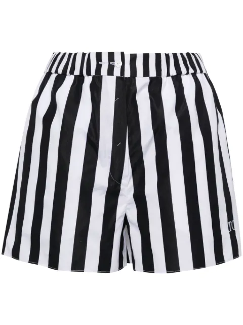 Patou striped cotton boxer shorts Black TR02001685960