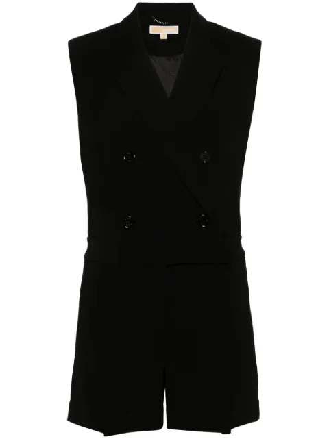 Michael Michael Kors double-breasted playsuit Black MS48283ENX