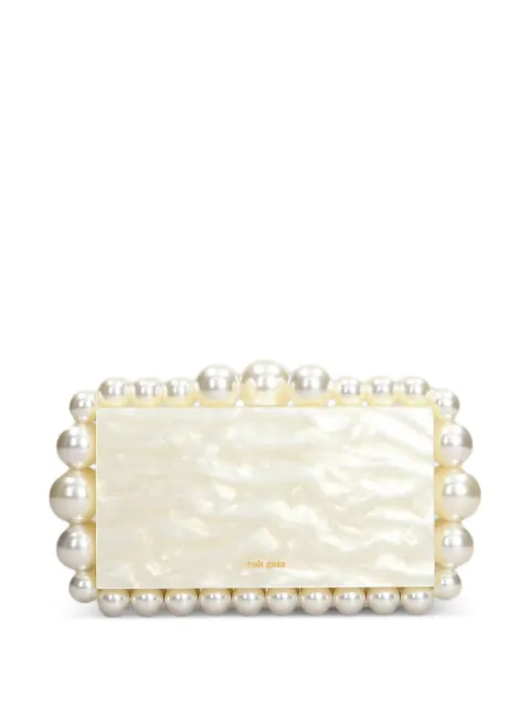 Cult Gaia Eos studded clutch bag Neutrals CL1140AC1889