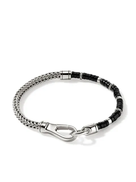 John Hardy sterling silver black onyx heishi bracelet Silver BUS9012521BON