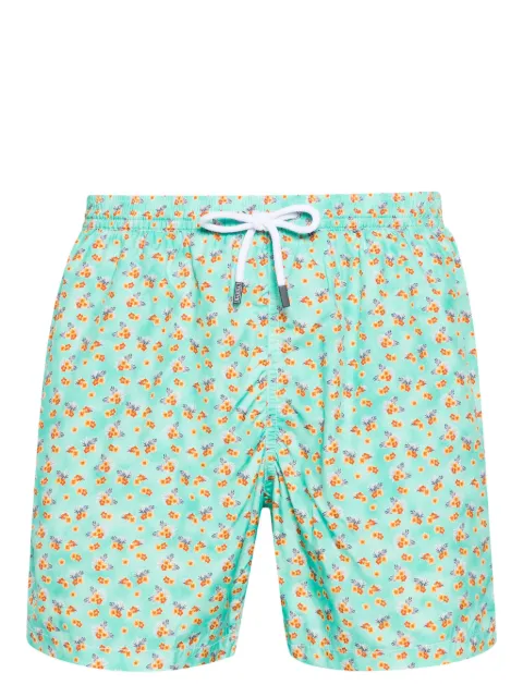 Barba floral-print swim shorts Green ENEA41311