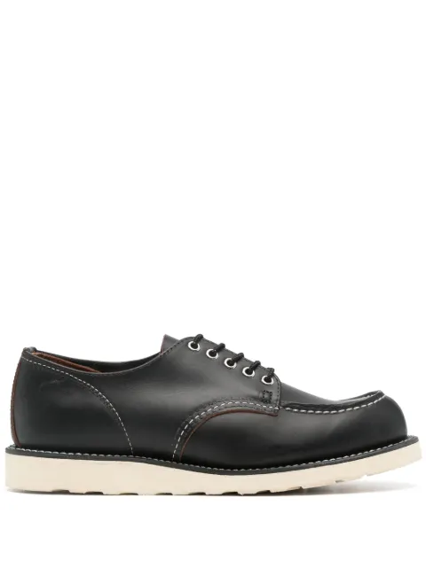 Red Wing Shoes contrast-stitch lace-up boat shoes Black 08090