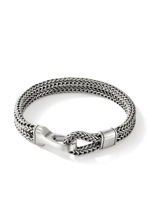 John Hardy sterling silver wheat-chain hook bracelet Silver BU901238