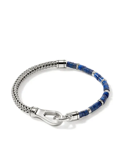 John Hardy sterling silver lapis lazuli heishi bracelet Blue BUS9012521LPZ