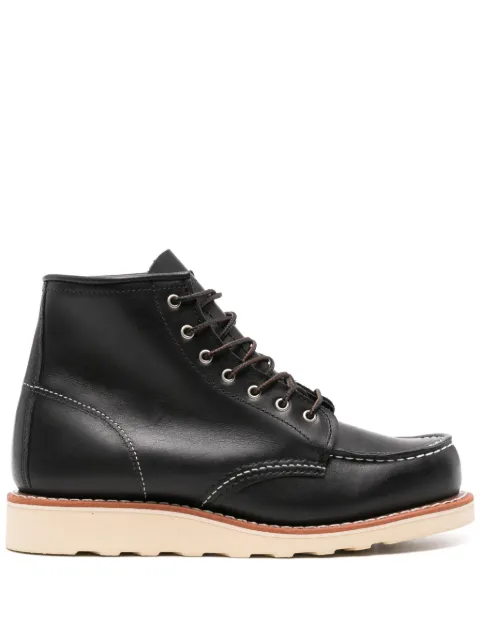 Red Wing Shoes 6-inch leather boots Black 3373