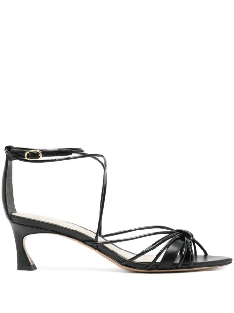 Alexandre Birman Malena 50mm leather sandals Black B3591000010007