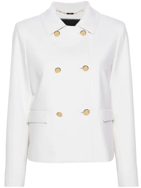 Kiton double-breasted jacket White D57616K0920C01
