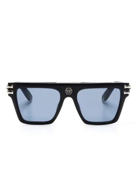 Philipp Plein Eyewear rectangle-frame sunglasses Black SPP108V