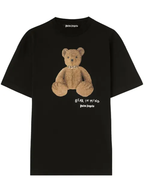 Palm Angels Bear In Mind T-Shirt Black PMAA001F24JER0101060