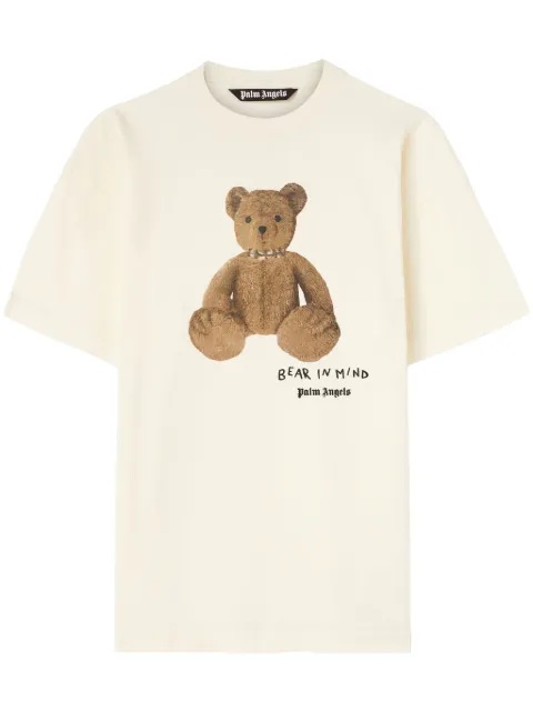 Palm Angels Bear In Mind T-Shirt Neutrals PMAA001F24JER0100360