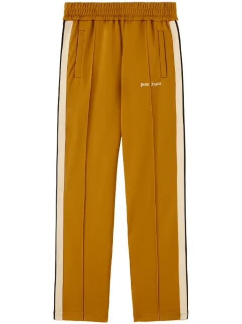 Palm Angels logo-embroidered track pants Yellow PMCJ020F24FAB0036403