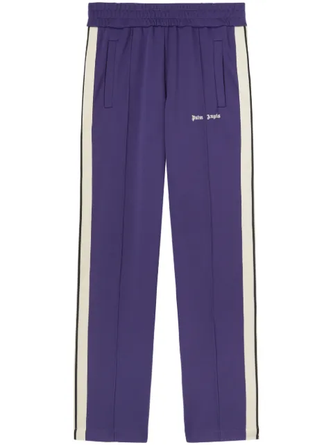 Palm Angels logo-print track pants Blue PMCJ020C99FAB0014603