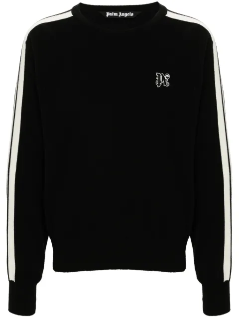Palm Angels Palm Angels Sweaters Black Black PMHE075F24KNI0011003