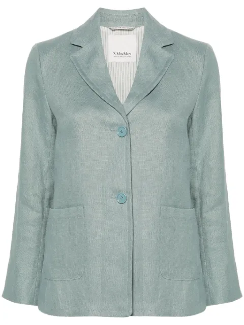 'S Max Mara Socrated single-breasted blazer Blue 2419041063600