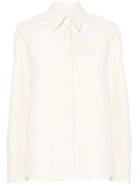 Jil Sander cotton poplin shirt White J04DL0003J45225