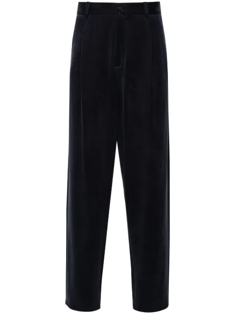 Giorgio Armani straight-leg jersey trousers Blue GM000012TE10153