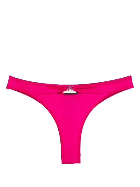 Palm Angels monogram-plaque bikini bottoms Pink PWFG014F24FAB0023232