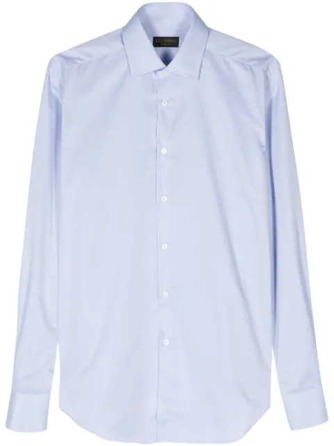 Dell'oglio spread-collar cotton shirt Blue WF331ML11363