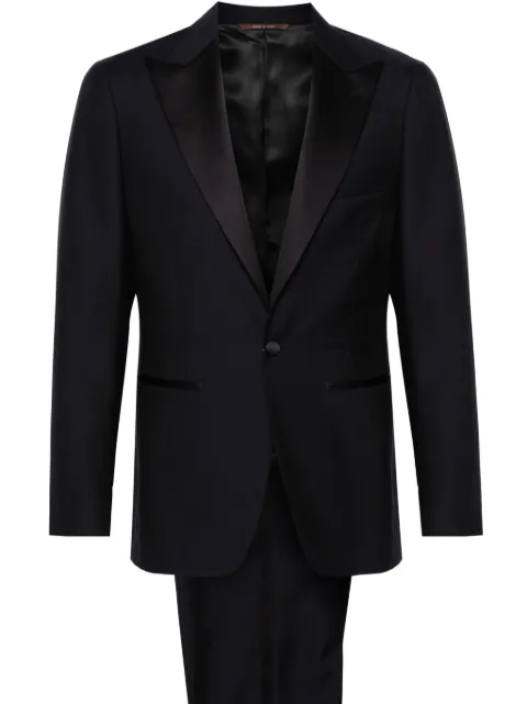 Canali single-breasted wool suit Blue 1578658BF00758