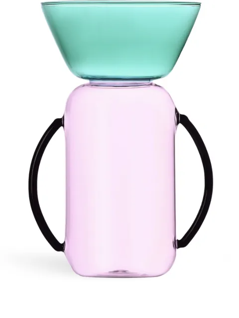 Ichendorf Milano medium Gelée glass vase (14cm x 25cm) Pink 9313209