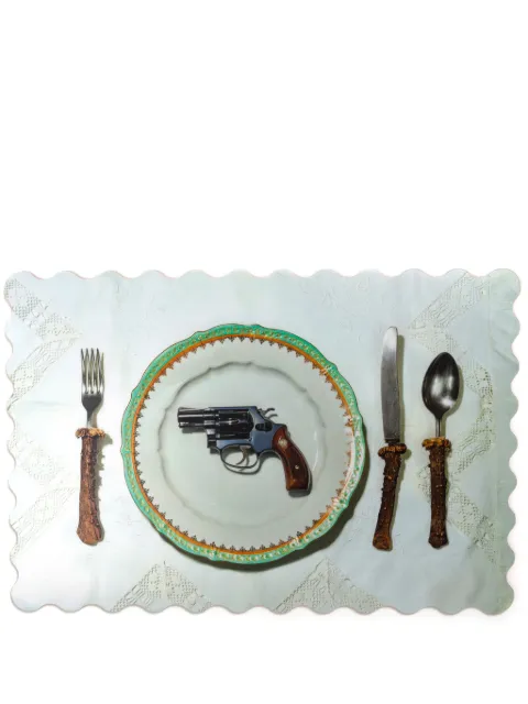 Seletti Bon Appetit placemats (set of four) Neutrals 02088X4