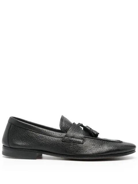 Henderson Baracco tassel-detail leather loafers Black ISCHIAC1