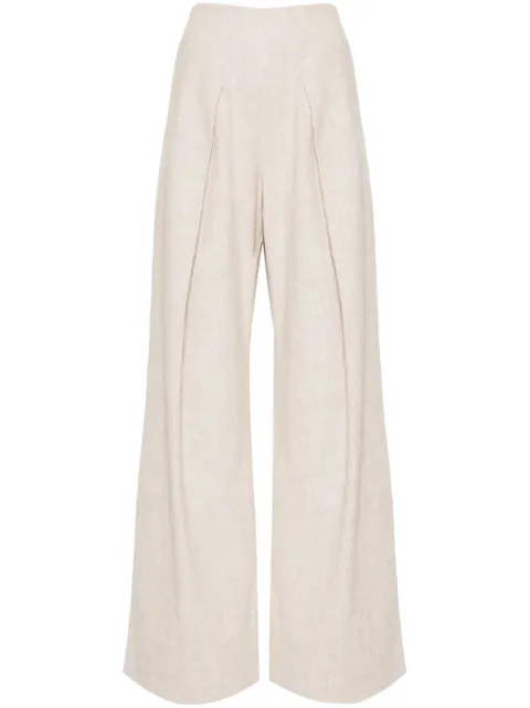 Cult Gaia Pompori wide-leg trousers Neutrals PT3245CV2404
