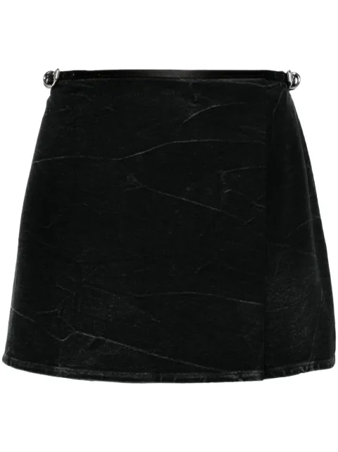 Givenchy Voyou denim mini skirt Black BW40UB5Y3P