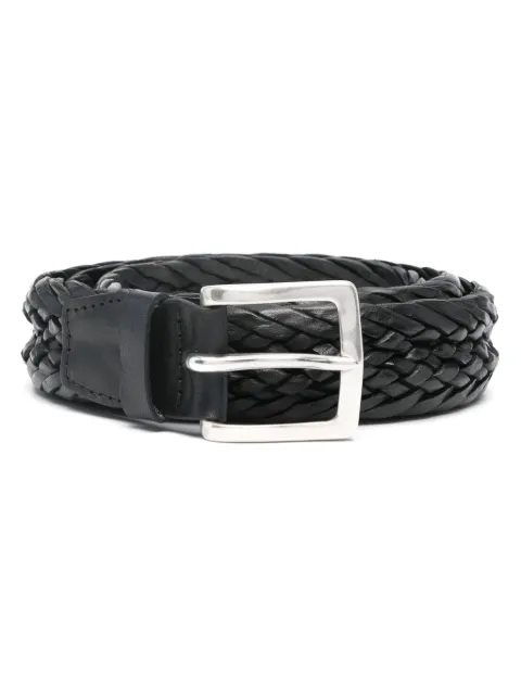 Orciani braided leather belt Black U08259MAS