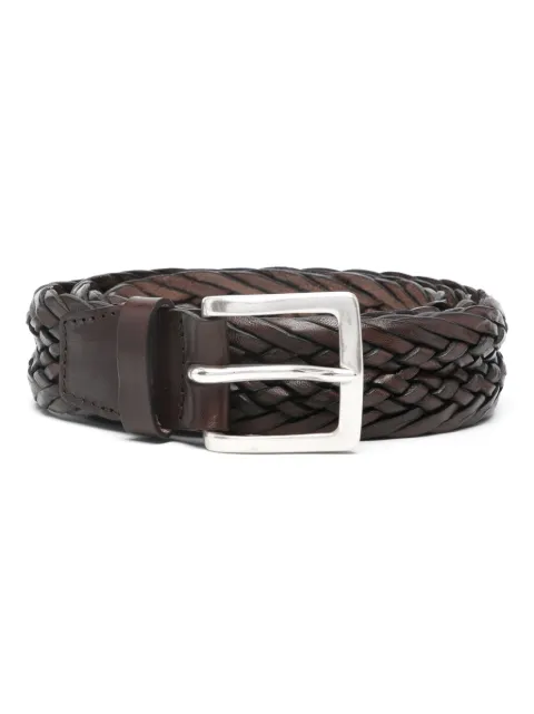 Orciani braided leather belt Brown U08259MAS