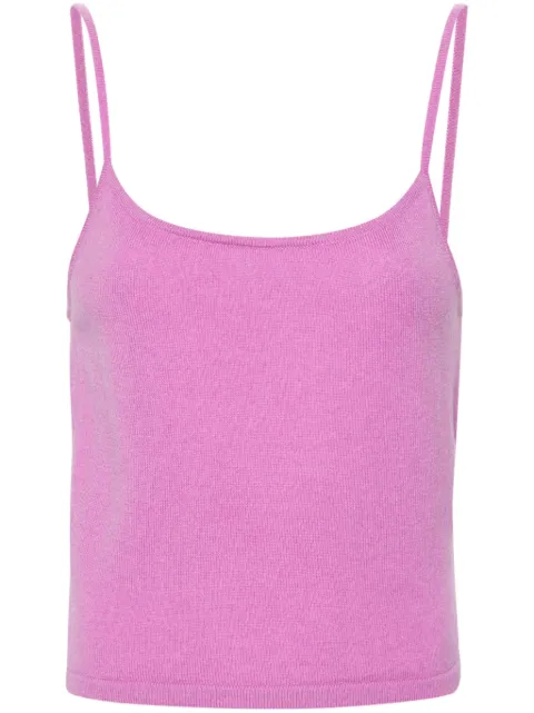 Teddy Cashmere Rapallo cashmere tank top Purple RAPALLO
