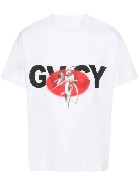 Givenchy logo-print cotton T-shirt White BM71JB3YLA100
