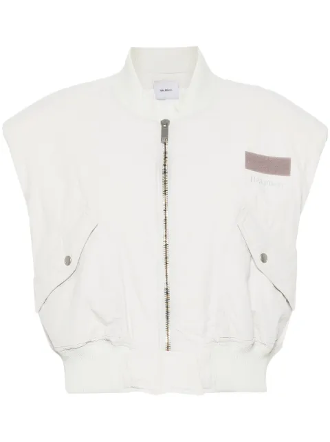 Halfboy sleeveless padded bomber jacket Neutrals WOVE1260740