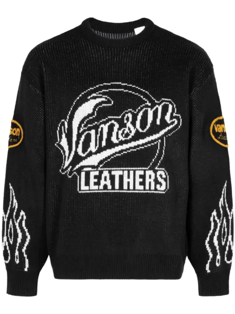 Supreme x Vanson Leathers jumper Black SU251