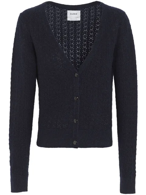 Barrie V-neck cashmere cardigan Blue C244287