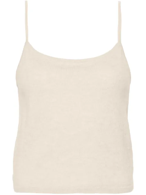 Teddy Cashmere Rapallo cashmere tank top Neutrals RAPALLO