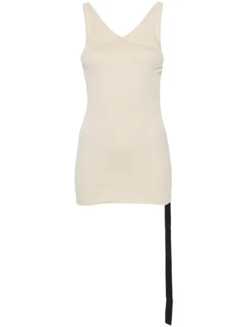 Rick Owens DRKSHDW Double Ziggy Banana jersey tank top Neutrals DS01D1106BH