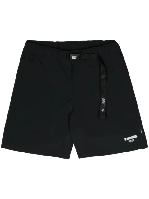 Neighborhood Multifunctional drawstring-waist shorts Black 241TSNHPTM06