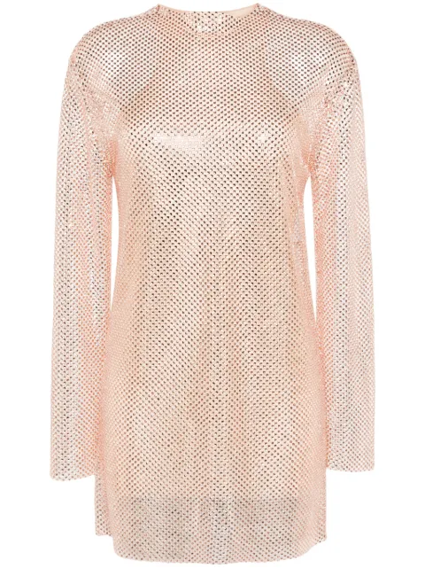 Philosophy Di Lorenzo Serafini crystal mini dress Orange A04522128